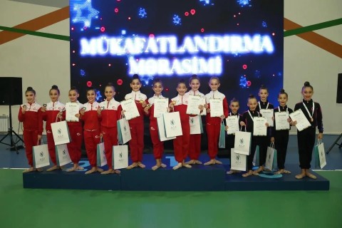 Bədii gimnastika üzrə Azərbaycan birinciliyi başa çatıb - FOTO