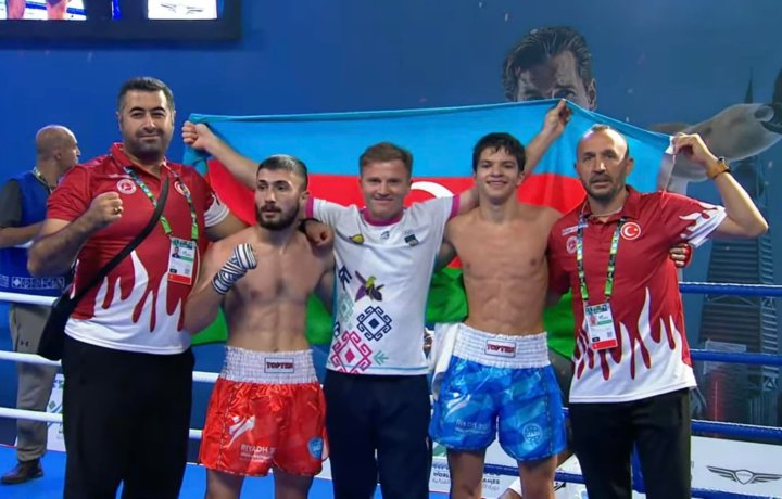 Azerbaijani kickboxer won a gold medal in the III World Combat Games