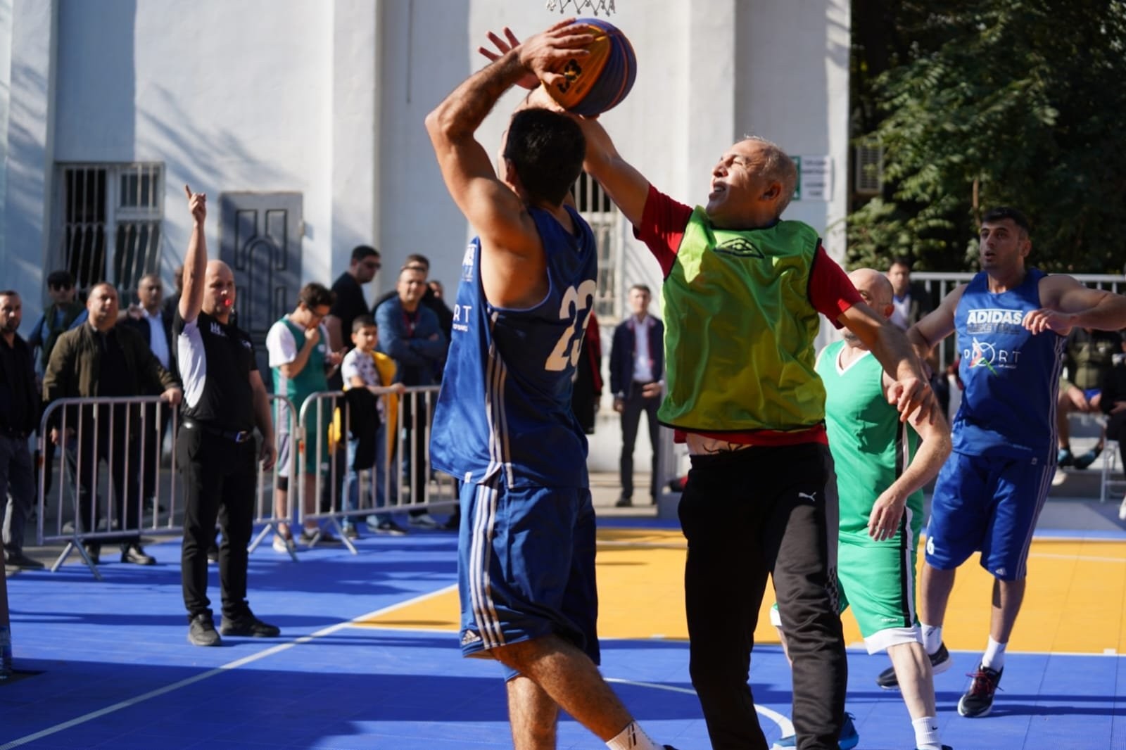 Bakıda dövlət qurumları arasında 3X3 basketbol turniri start götürüb - FOTO