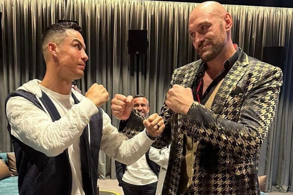 Тайсон Фьюри считает Криштиану Роналду лучшим футболистом в мире