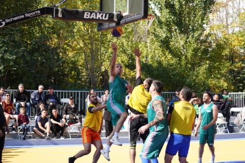Bakıda dövlət qurumları arasında 3X3 basketbol turniri start götürüb - FOTO