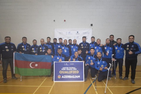 The Azerbaijan Amputee Football Team qualified for the European Championship - PHOTO