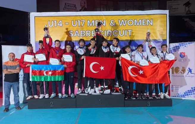 Azerbaijani fencers took second place in the International Tournament
