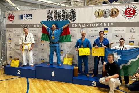 The kudo athletes of Azerbaijan won 3 gold and 1 silver medals in the European Kudo Championship