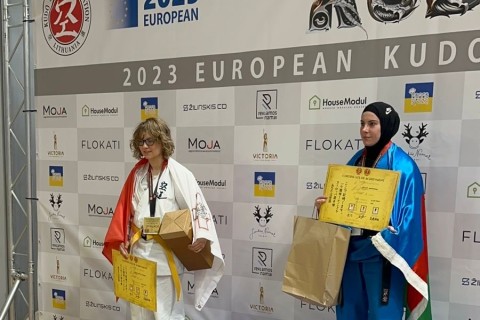 The kudo athletes of Azerbaijan won 3 gold and 1 silver medals in the European Kudo Championship
