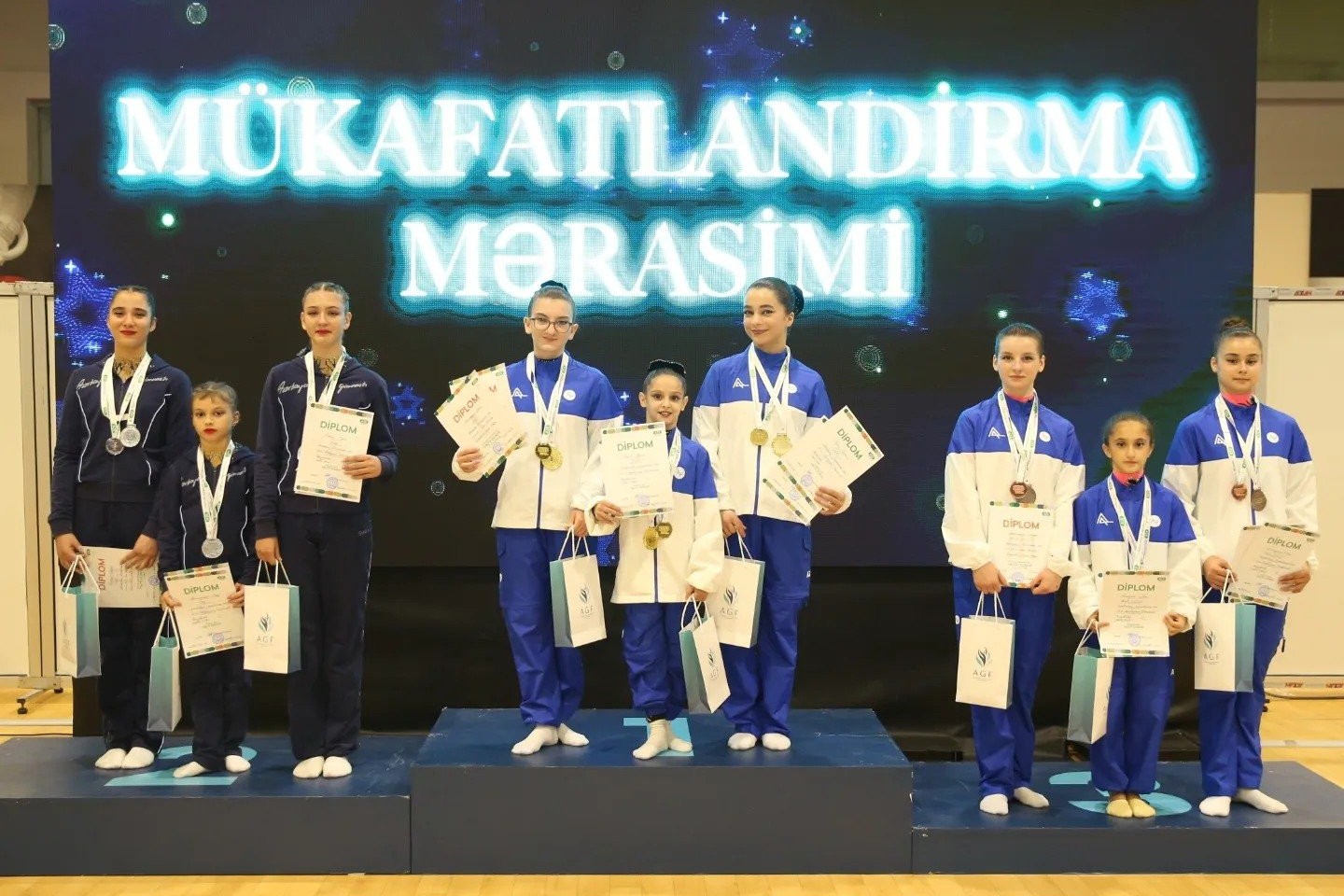 Akrobatika gimnastikasında qaliblər bəlli olub - FOTO