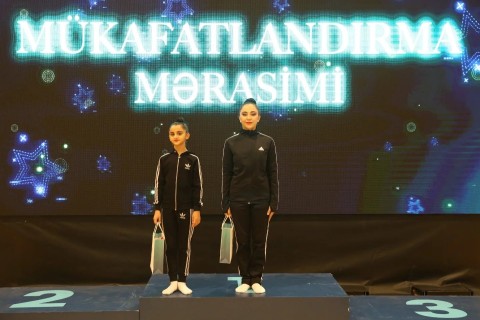 Akrobatika gimnastikasında qaliblər bəlli olub - FOTO