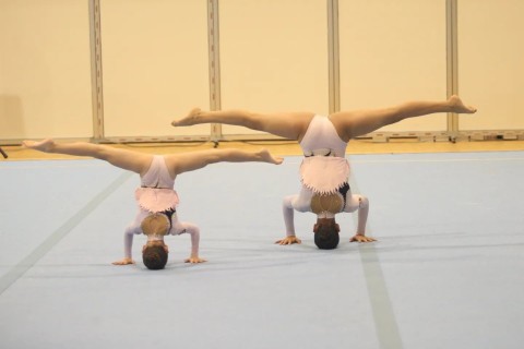 Akrobatika gimnastikasında qaliblər bəlli olub - FOTO
