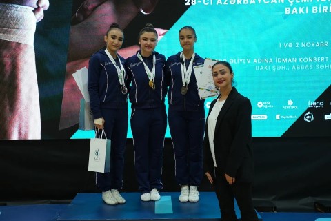 Aerobika və akrobatika gimnastikası üzrə Azərbaycan çempionatları başa çatıb - FOTO