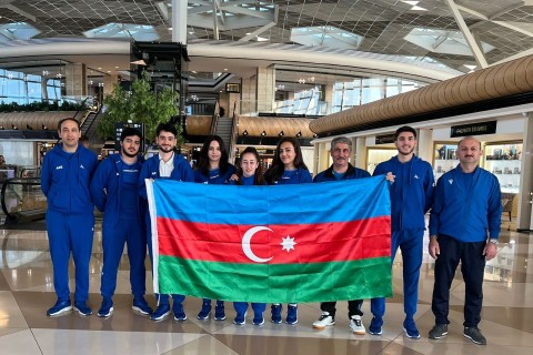 Azerbaijani table tennis players left for Kazakhstan