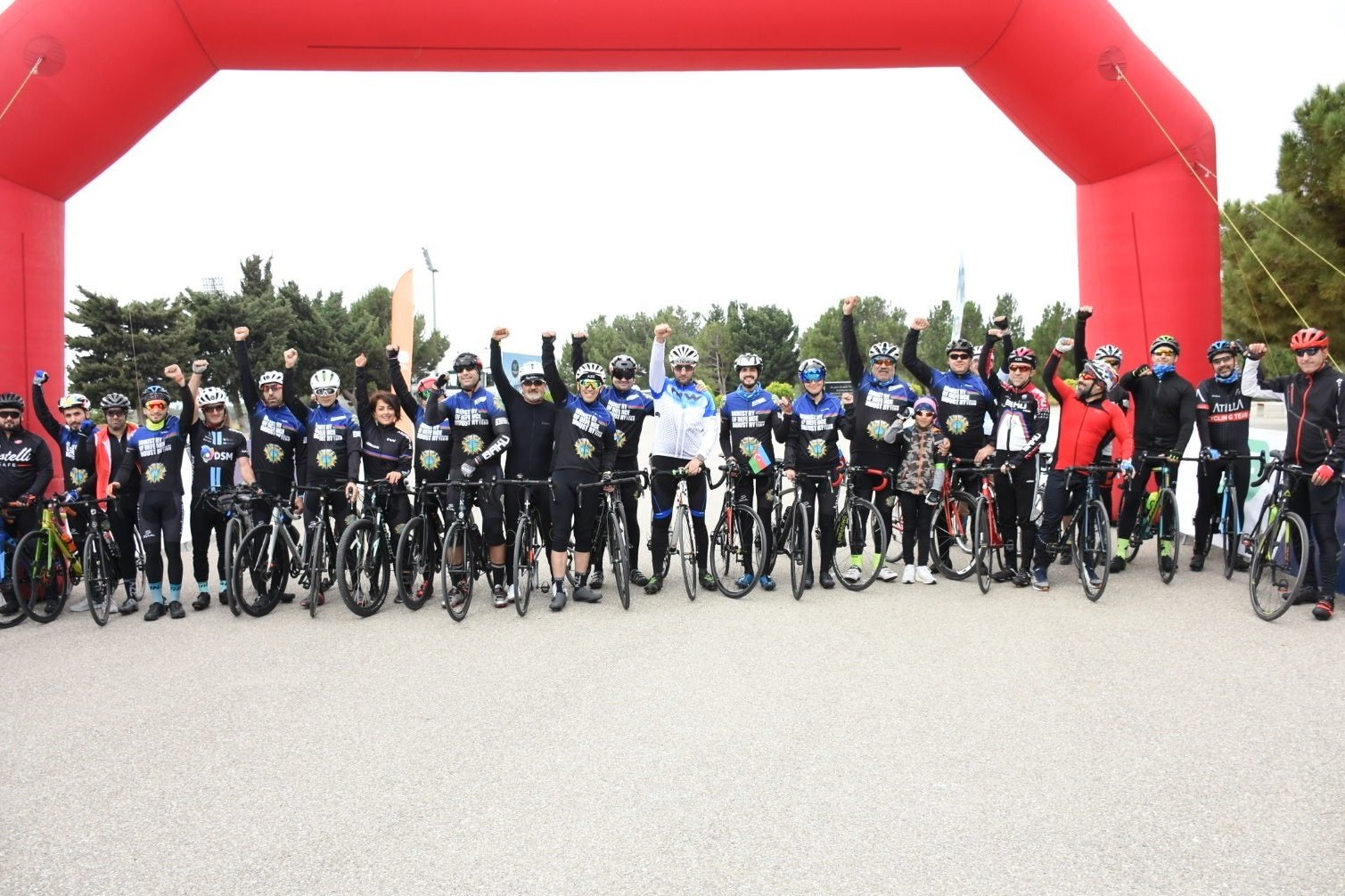 A bicycle march dedicated to the Victory Day was held