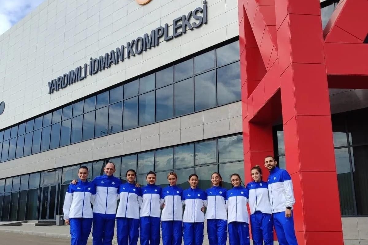 Aerobics masters in a training camp in Yardimli