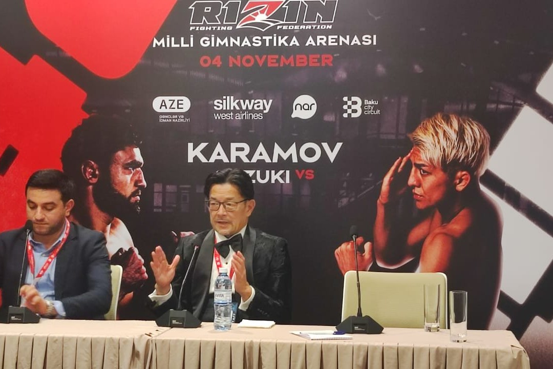 Nobuyuki Sakakibara: "Rizin tournament can be held in Baku again"
