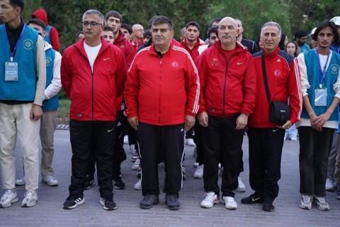 На Универсиаде тюркских государств поднят флаг Азербайджана - ФОТО