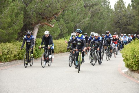 A bicycle march dedicated to the Victory Day was held