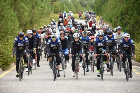 A bicycle march dedicated to the Victory Day was held