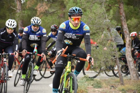 A bicycle march dedicated to the Victory Day was held