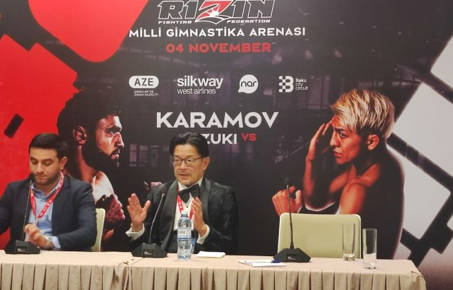 Nobuyuki Sakakibara: "Rizin tournament can be held in Baku again"