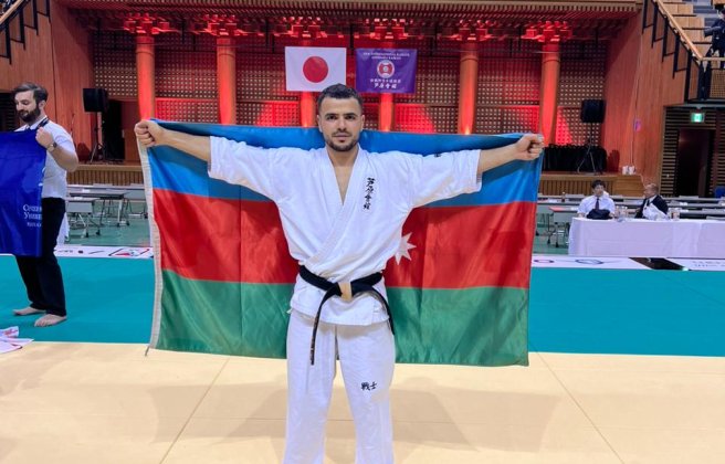 Azerbaijani karate player became World Champion for the 5th time - PHOTO