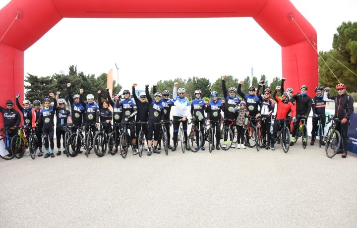 A bicycle march dedicated to the Victory Day was held