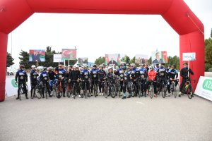 A bicycle march dedicated to the Victory Day was held