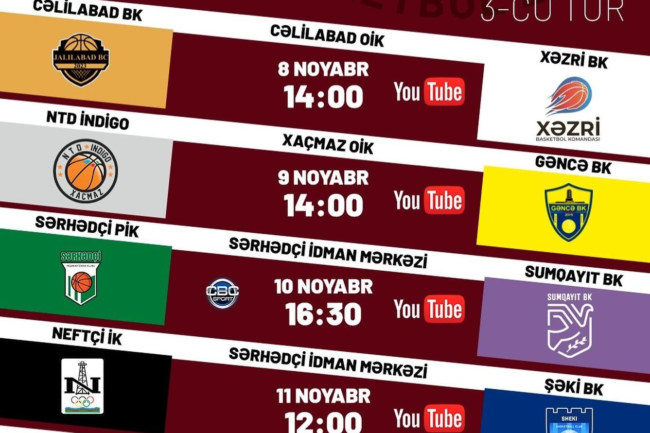 III turun proqramı bəlli olub