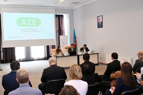 Minister of Youth and Sports met with representatives of federations in Shaki - PHOTO