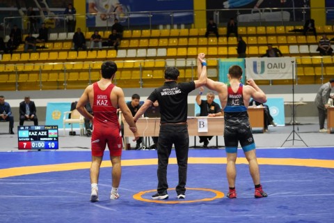 Azerbaijani Greco-Roman wrestlers won 6 medals at the Universiade - PHOTO