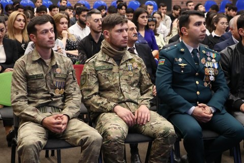 Bədən Tərbiyəsi və İdman Akademiyasında 8 Noyabr Zəfər Gününə həsr olunmuş tədbir keçirilib - VİDEO - FOTO