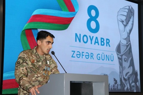 Bədən Tərbiyəsi və İdman Akademiyasında 8 Noyabr Zəfər Gününə həsr olunmuş tədbir keçirilib - VİDEO - FOTO