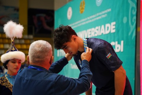 Azerbaijani Greco-Roman wrestlers won 6 medals at the Universiade - PHOTO