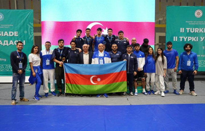 Azerbaijani Greco-Roman wrestlers won 6 medals at the Universiade - PHOTO