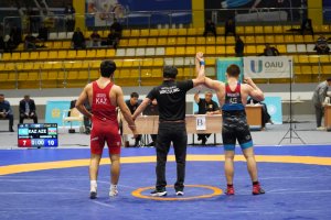 Azerbaijani Greco-Roman wrestlers won 6 medals at the Universiade - PHOTO