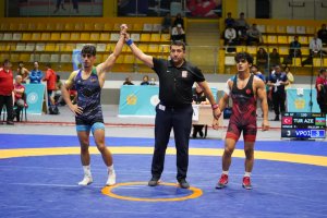 Azerbaijani Greco-Roman wrestlers won 6 medals at the Universiade - PHOTO