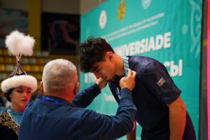 Azerbaijani Greco-Roman wrestlers won 6 medals at the Universiade - PHOTO