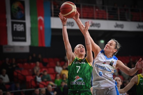 Avropa çempionatı: Azərbaycan yığması Litvada 37 xal fərqi ilə uduzub - FOTO