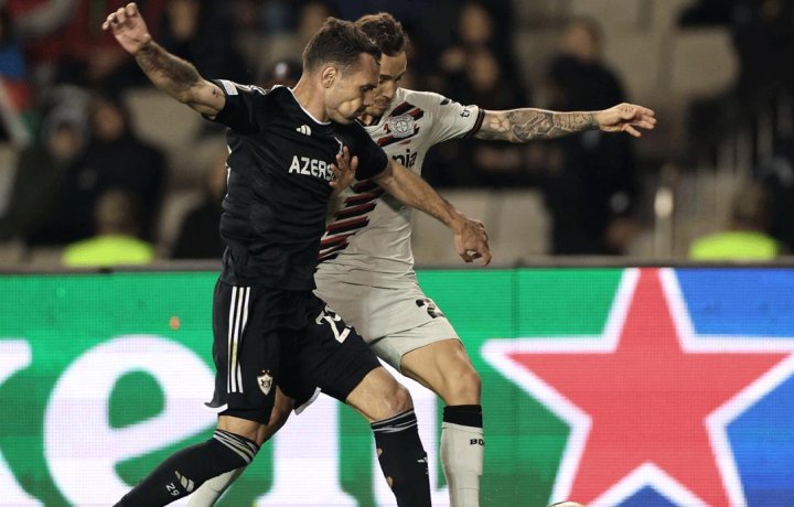 "Qarabag" was defeated by "Bayer" in added minutes - VIDEO