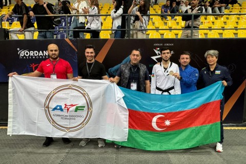 Taekvondoçumuz İordaniyada qızıl medal qazanıb