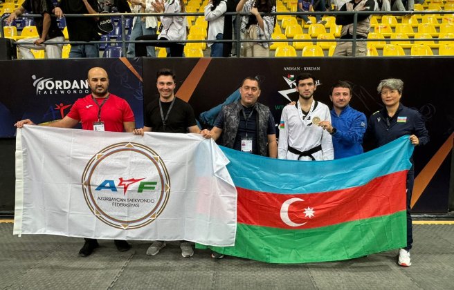 Taekvondoçumuz İordaniyada qızıl medal qazanıb