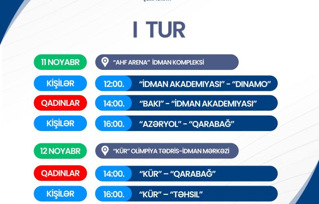 Həndbol üzrə 30-cu Azərbaycan çempionatına start veriləcək