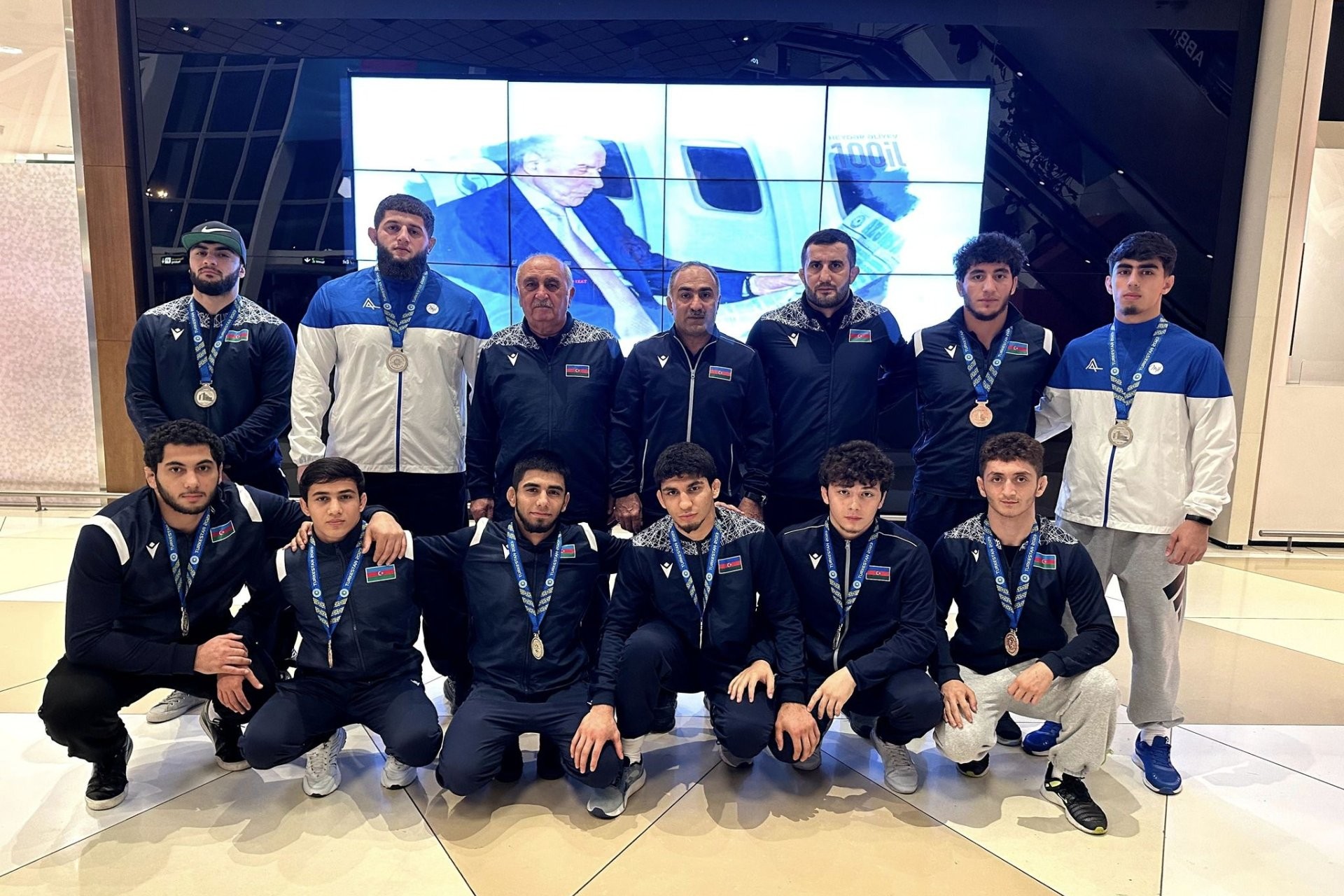 There was a welcoming ceremony for Azerbaijani athletes after the Universiade - PHOTO