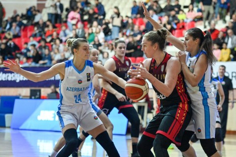 Azərbaycan yığması Avropa çempionuna uduzub - FOTO