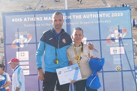 Azerbaijani athlete took the second place in the Balkan marathon - PHOTO