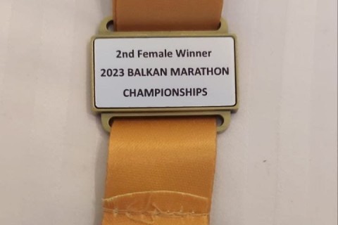 Azerbaijani athlete took the second place in the Balkan marathon - PHOTO