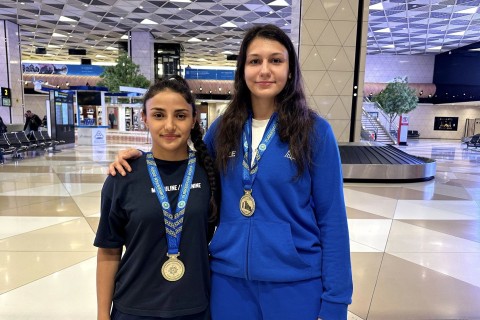 There was a welcoming ceremony for Azerbaijani athletes after the Universiade - PHOTO