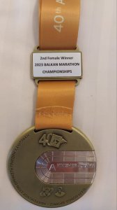 Azerbaijani athlete took the second place in the Balkan marathon - PHOTO