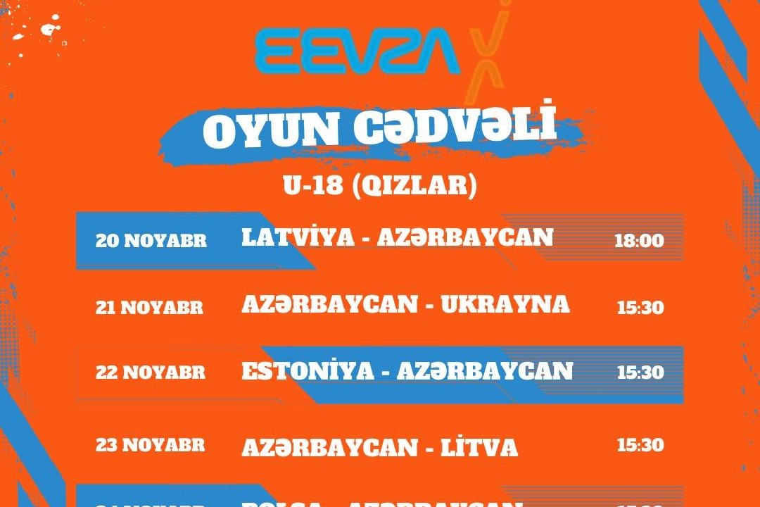 The team will play its first game against Latvia
