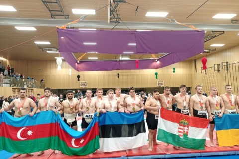 Azerbaijani sumo wrestlers won 7 medals in the European Championships - PHOTO