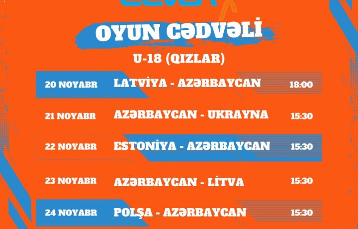 The team will play its first game against Latvia