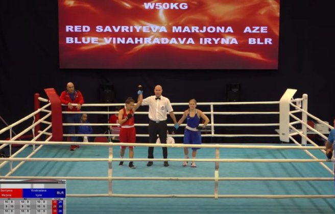 Azerbaijani boxer was qualified for the semi-finals of the European Championship